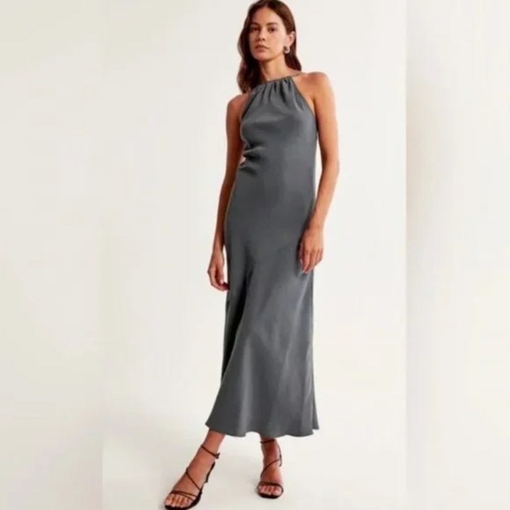 Abercrombie Halter Neck Maxi Dress